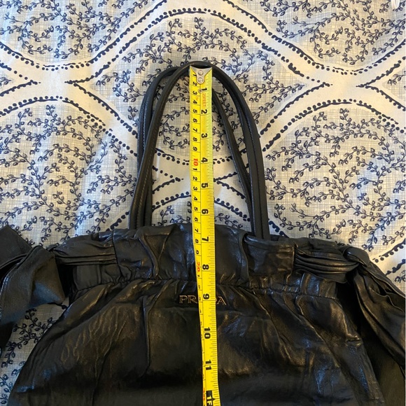 Prada Nappa Nero Soft Leather Shoulder Bag | Slouchy Chic | Italy - Picture 12 of 15